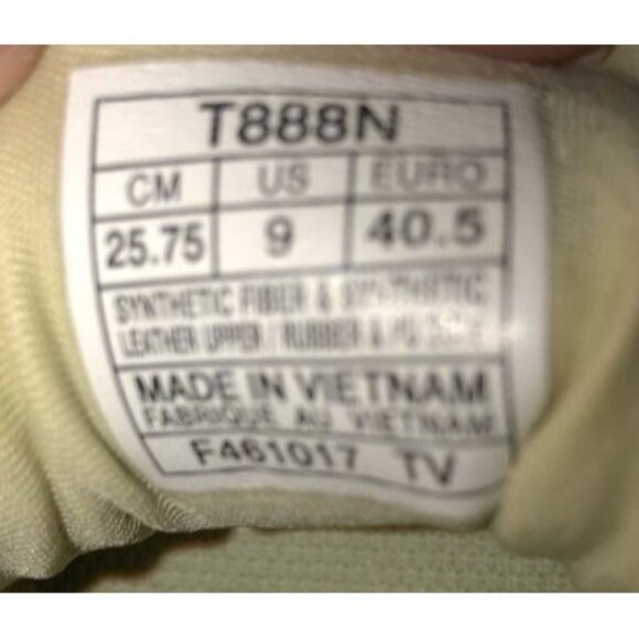 ASICS =T888N-KENUN WOMENS YELLOW MESH ATHLETIC RUNNING SNEAKER SHOES SIZE 9 - Picture 7 of 7